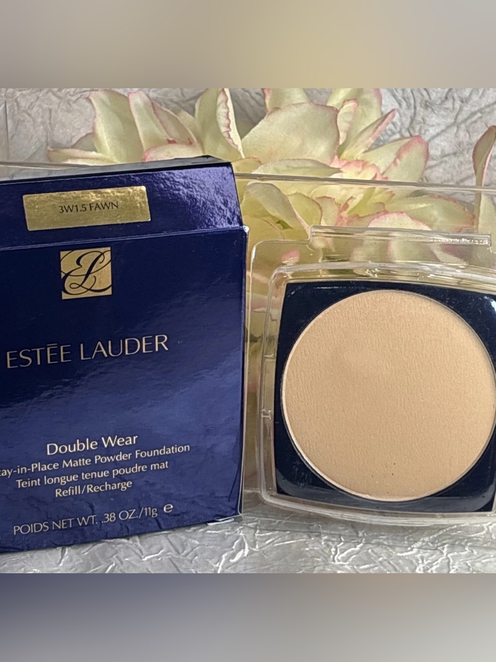 ESTEE LAUDER DOUBLE WEAR STAY IN PLACE MATTE POWDER REFILL NIB 3W1.5 FAWN
